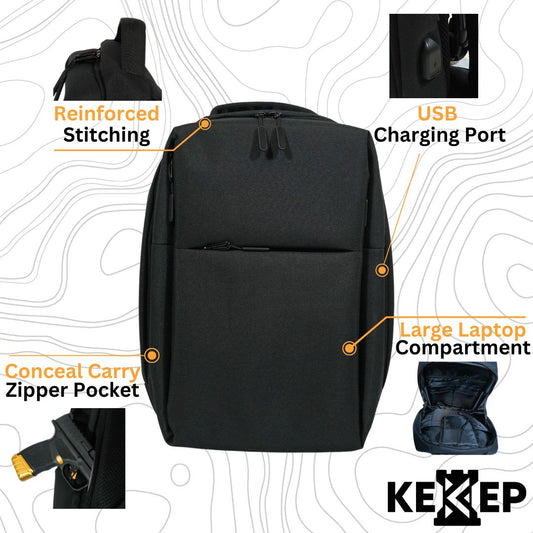 Concealed Carry Minimalist Laptop Bag